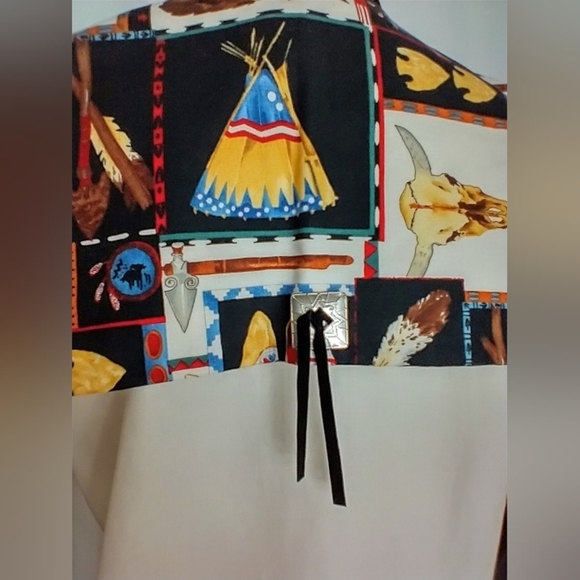 VINTAGE BANJO WESTERN BLOUSE - Picture 6 of 13